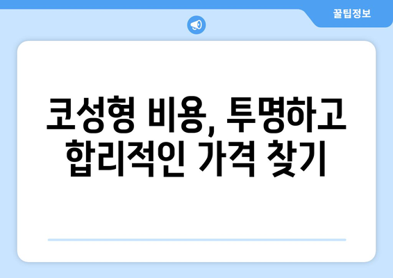 보령시 장산리 코성형 & 코수술 잘하는 곳 추천 | 코성형 전문의, 후기, 비용