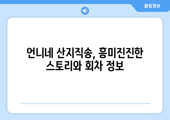 언니네 산지직송, 몇 부작까지 볼 수 있을까요? | 드라마 정보, 회차, 줄거리