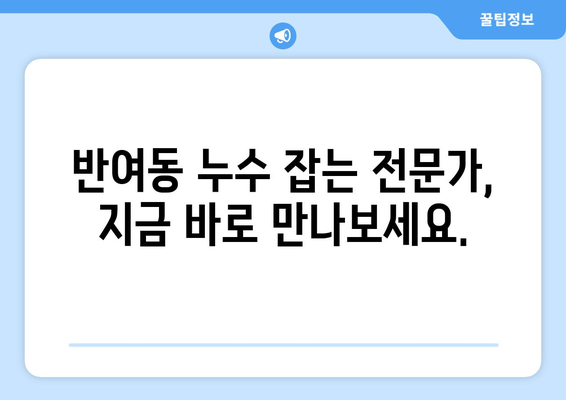 해운대구 반여동465 누수 잡는 전문가를 찾으세요? | 누수탐지, 누수공사, 전문업체, 견적