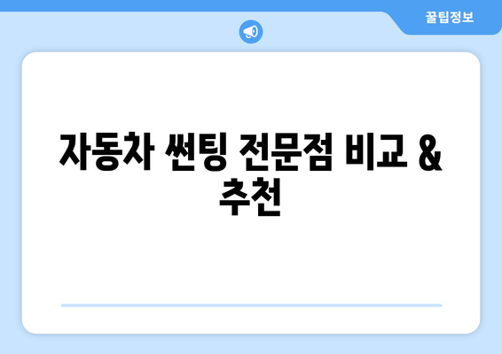 여주 연양동 자동차 썬팅, 믿을 수 있는 곳 추천 | 여주 썬팅, 자동차 썬팅, 썬팅 전문점, 가격 비교, 후기